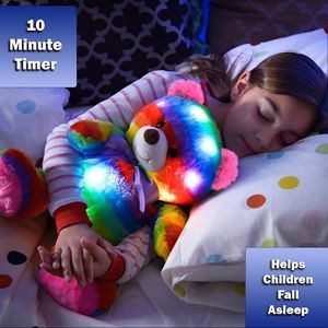 The Noodley Light Up Teddy Bear Glow